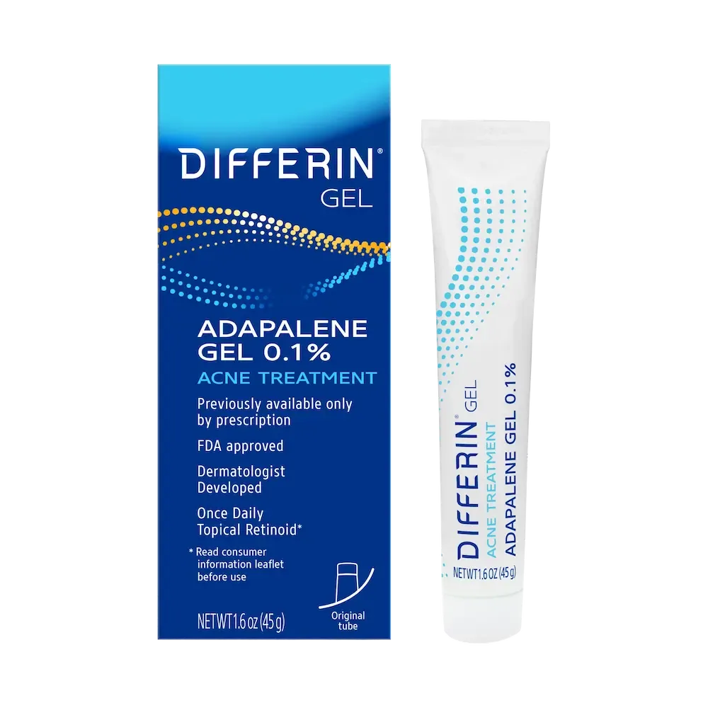 Differin Adapalene Gel 0.1% Acne Treatment